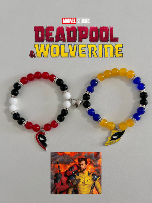 Wolverine & Deadpool Bracelet Set