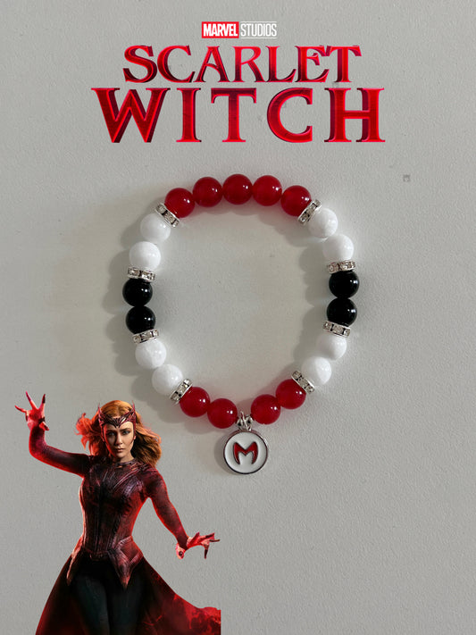 Wanda/Scarlet Witch Beaded Bracelet