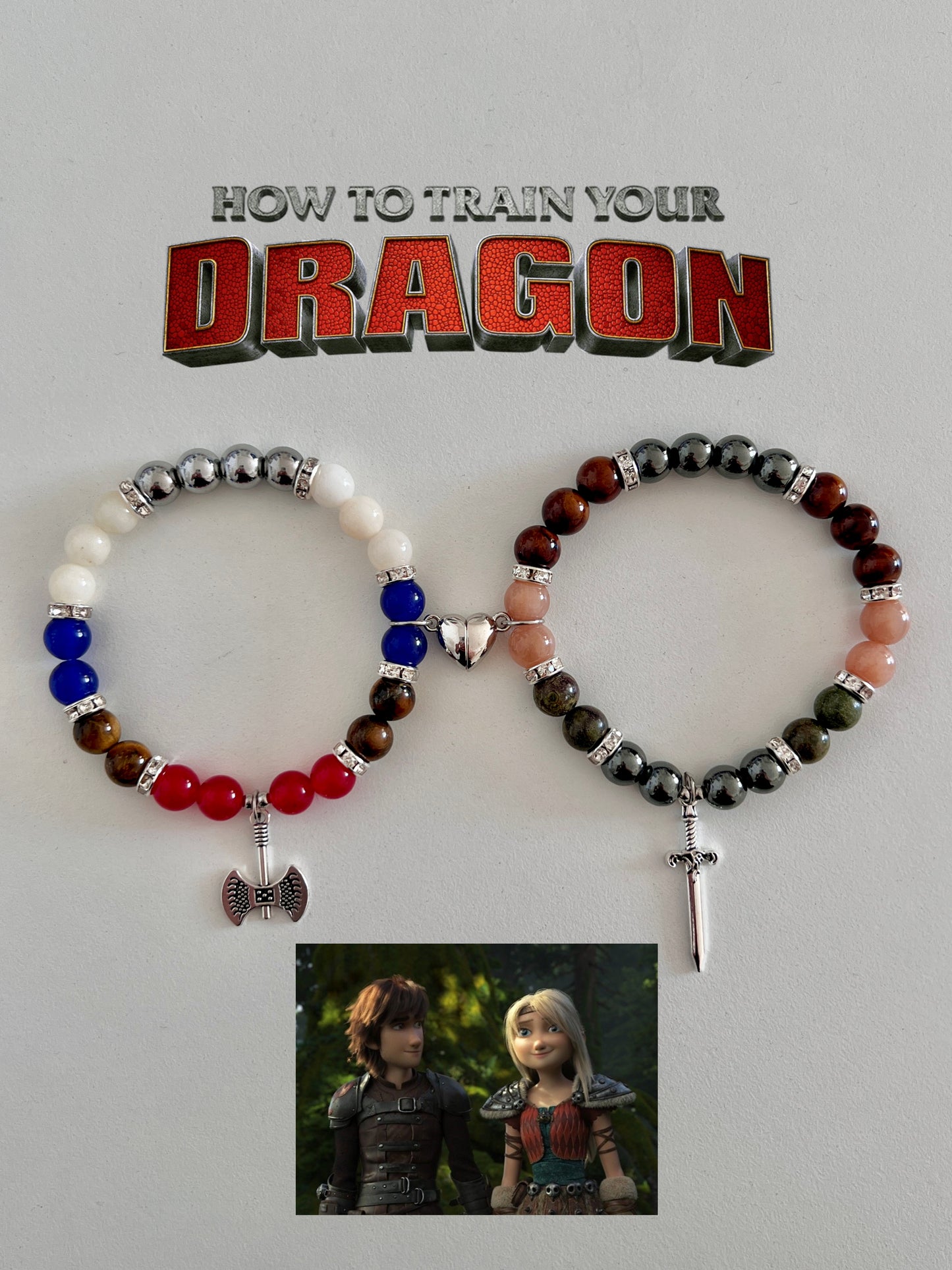 Hiccup & Astrid Bracelet Set