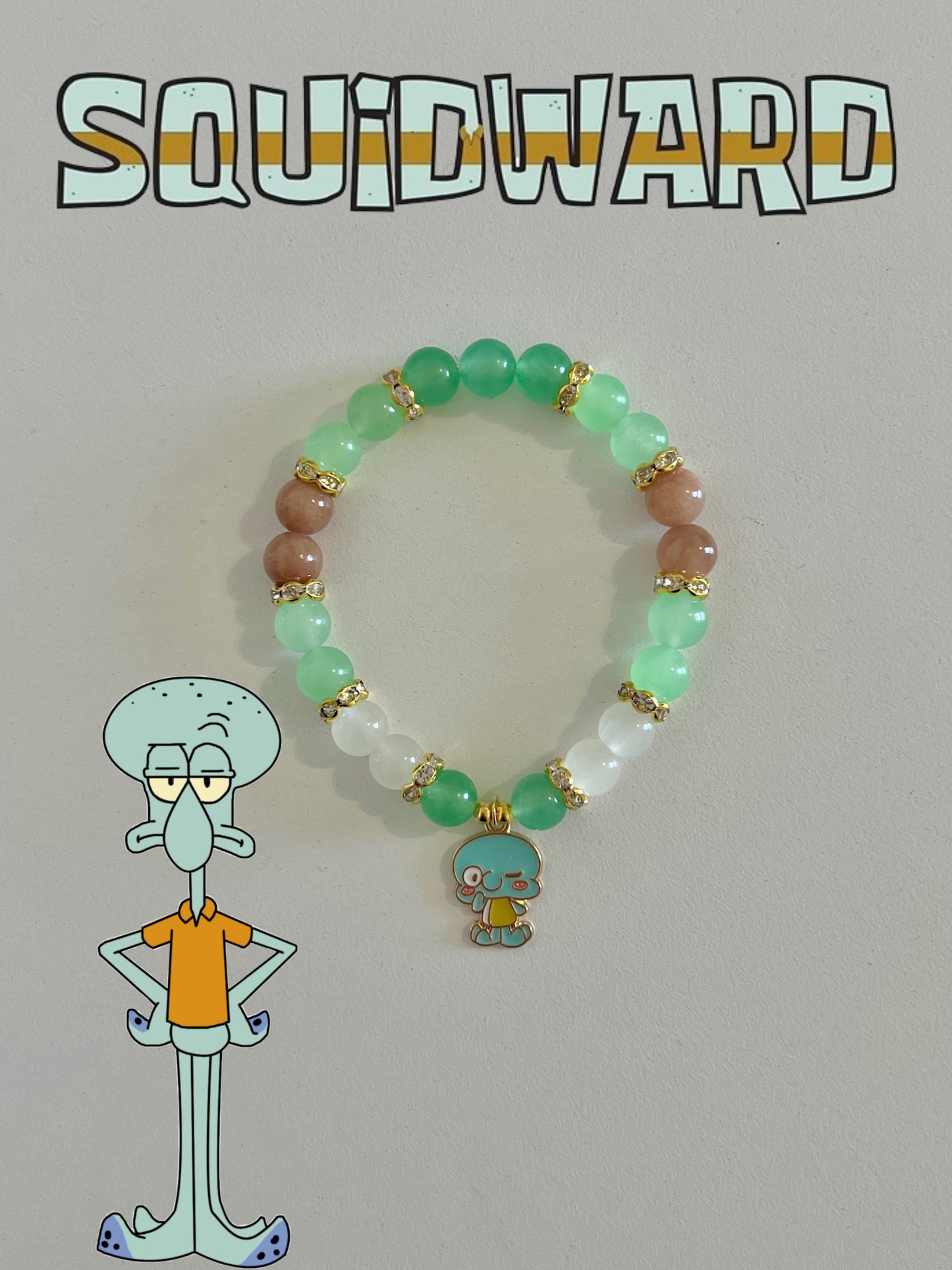 Squidward Beaded Bracelet