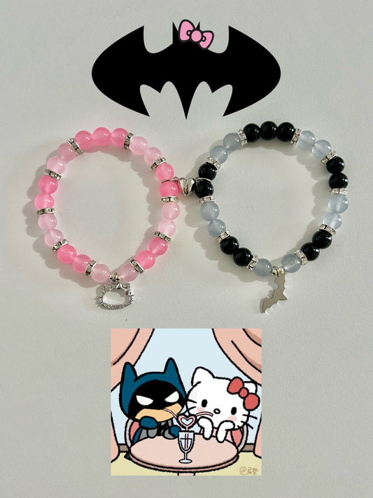 Batman & Hello Kitty Bracelet Set