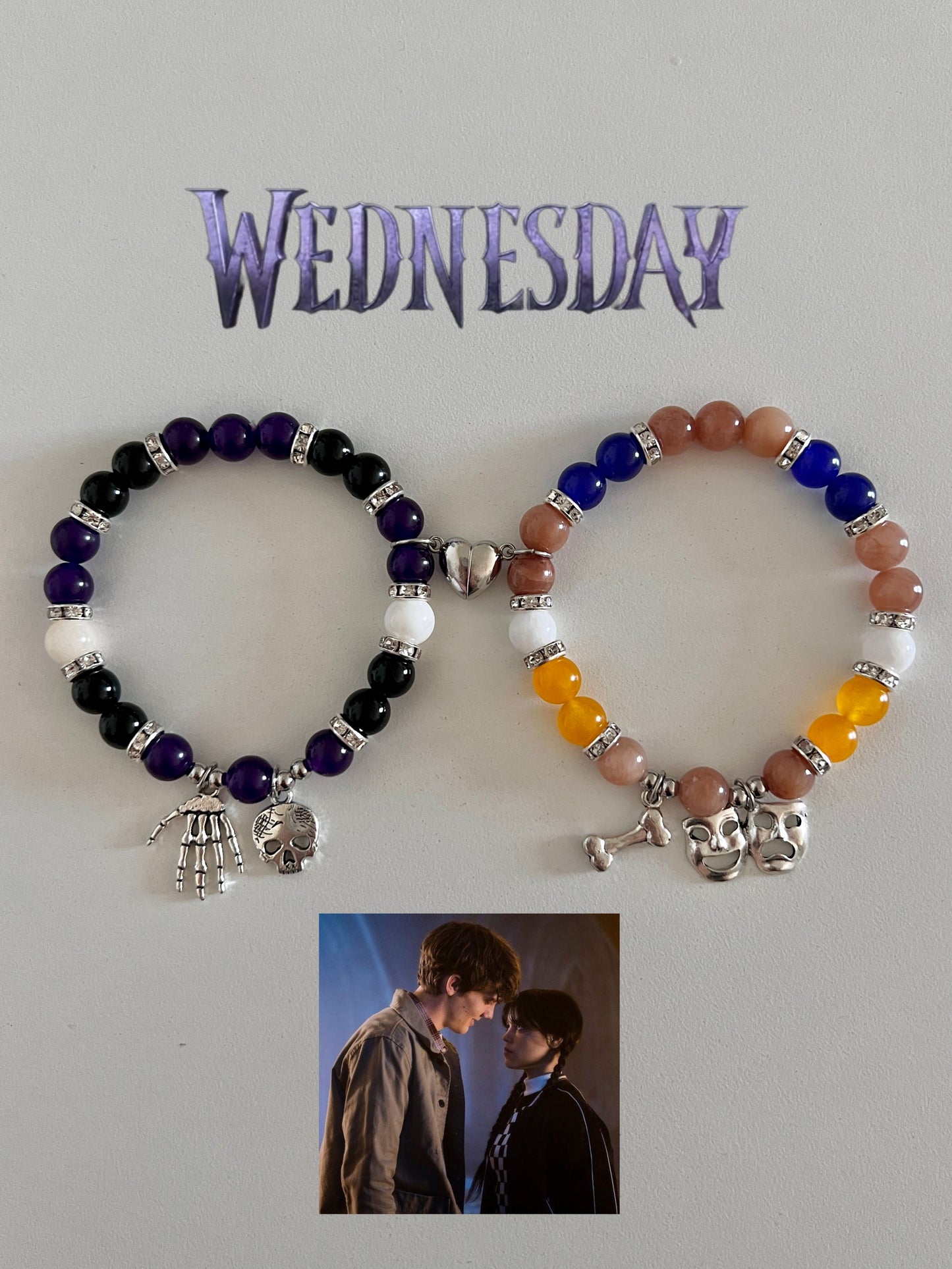 Wednesday & Tyler Bracelet Set