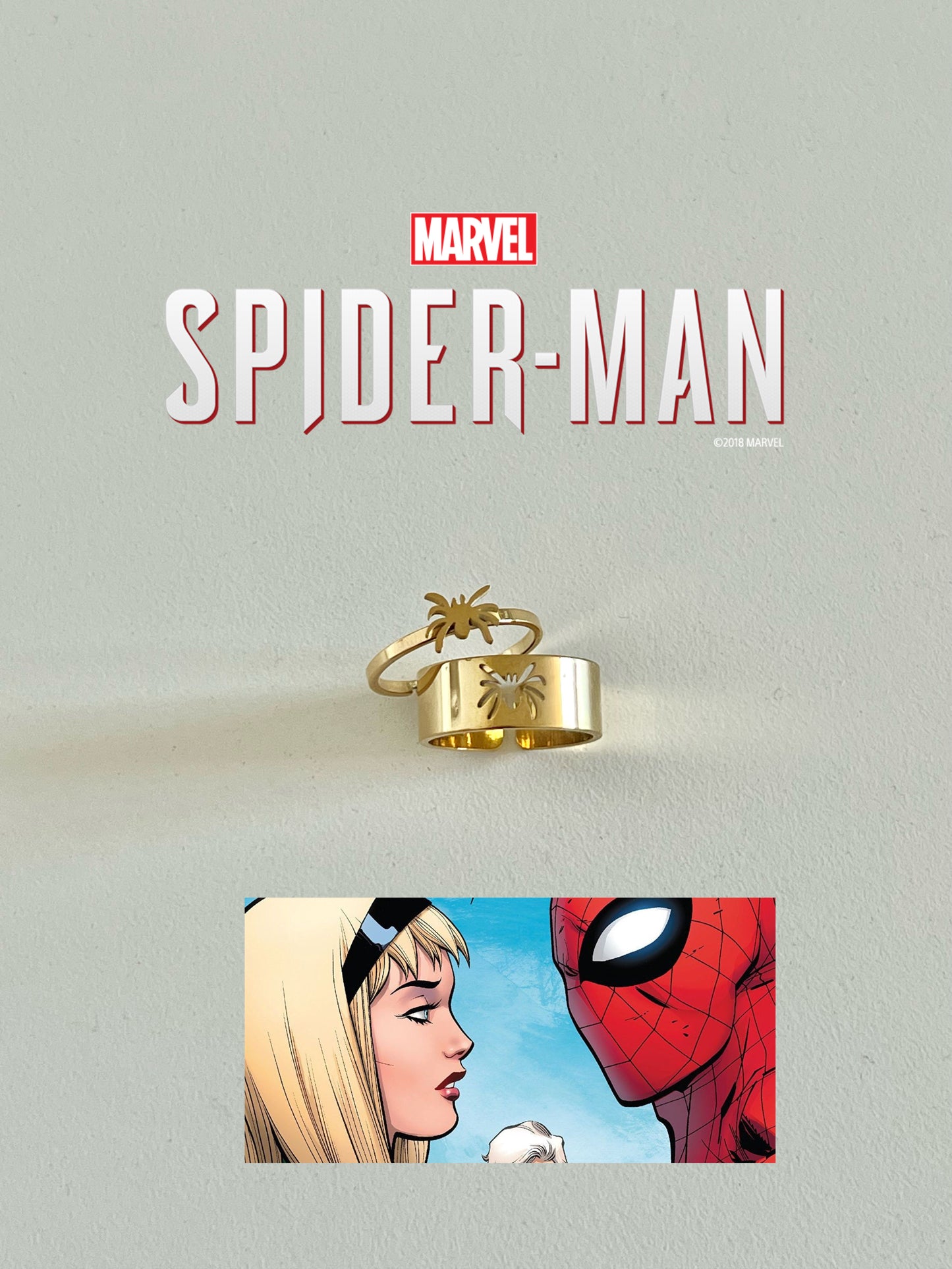 Matching Spiderman Rings