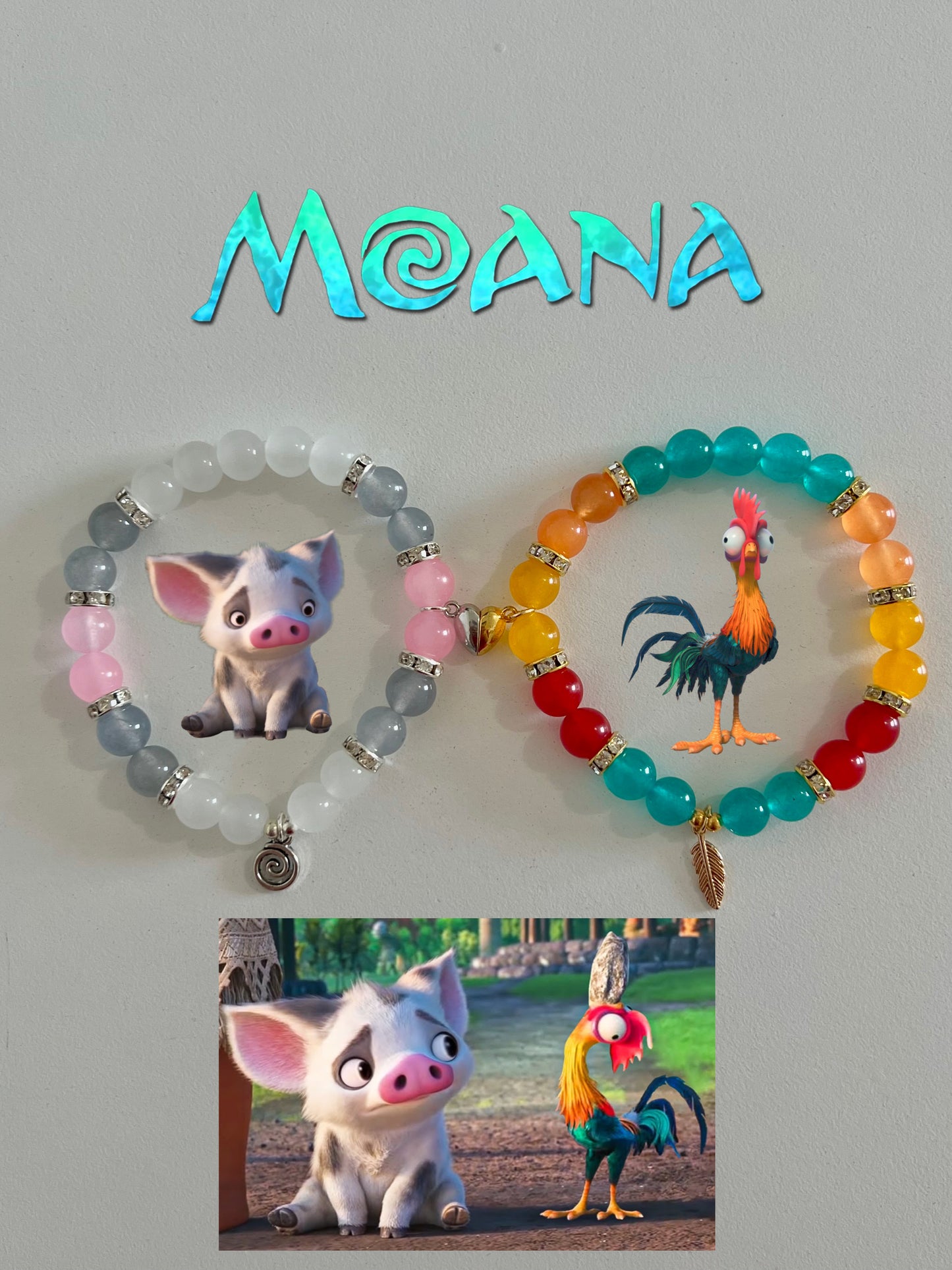 Hei Hei & Pua Bracelet Set