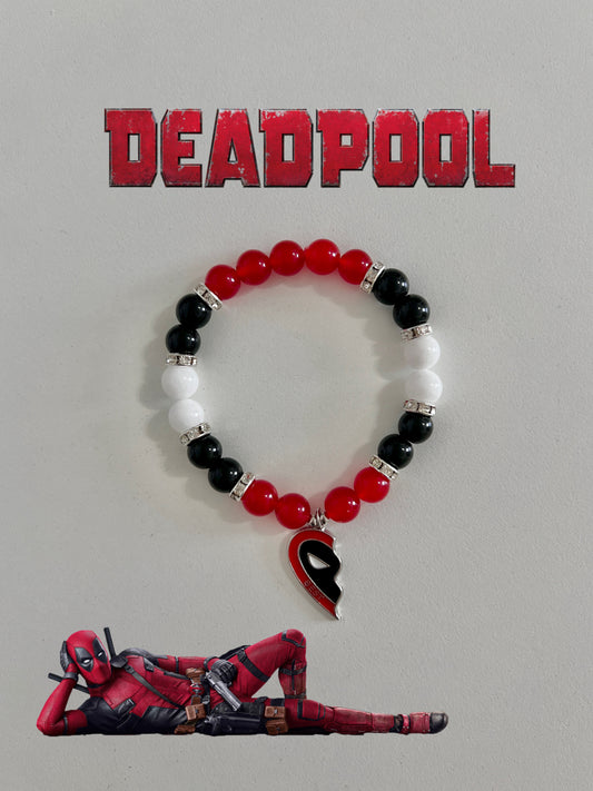 Deadpool Beaded Bracelet
