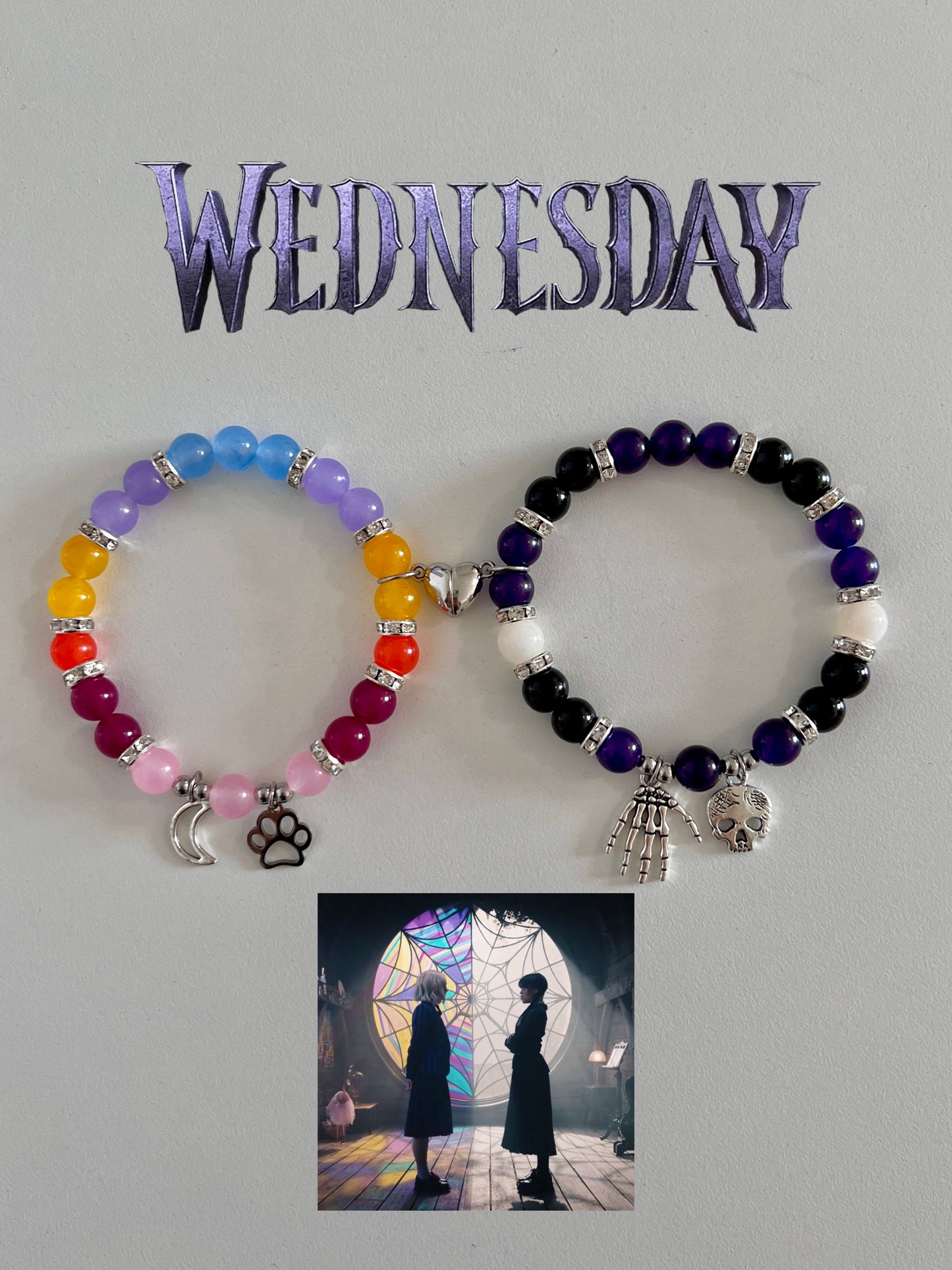 Wednesday & Enid Bracelet Set