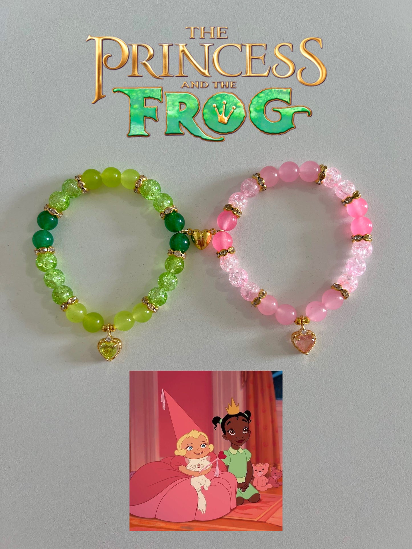 Green Dress Tiana & Lottie Bracelet Set