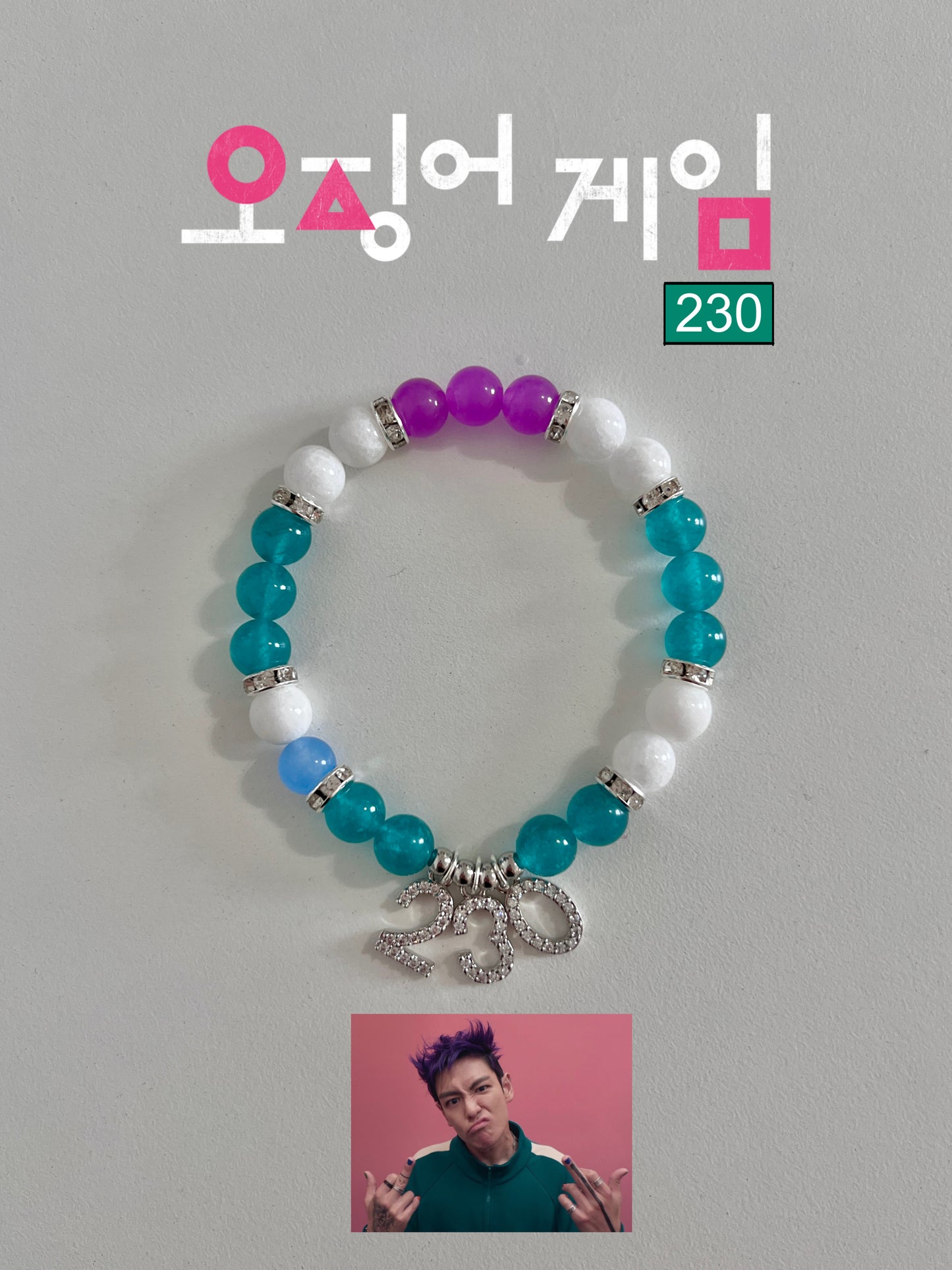 Player 230 (Thanos) Beaded Bracelet