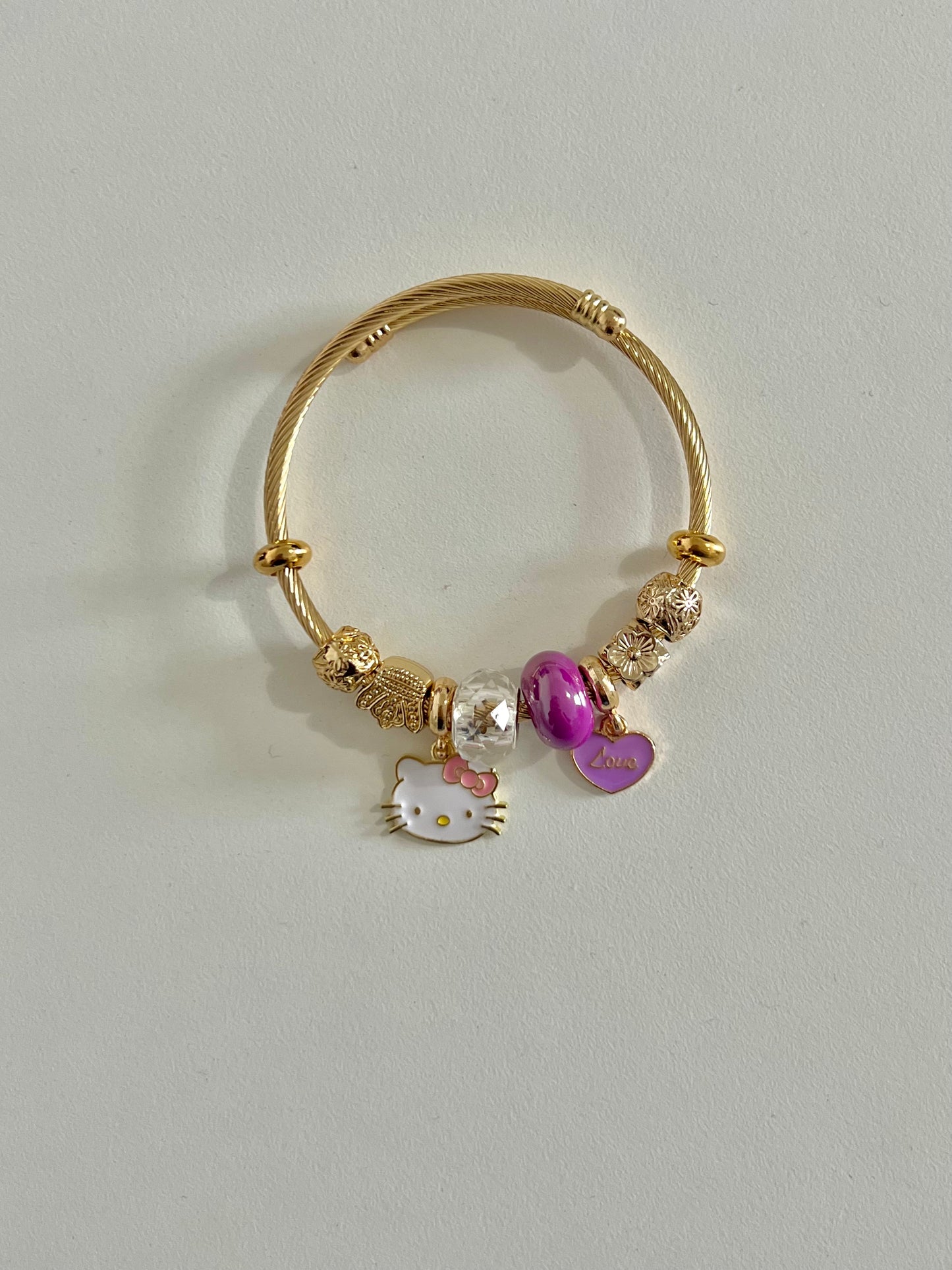 Pink Hello Kitty Bangle