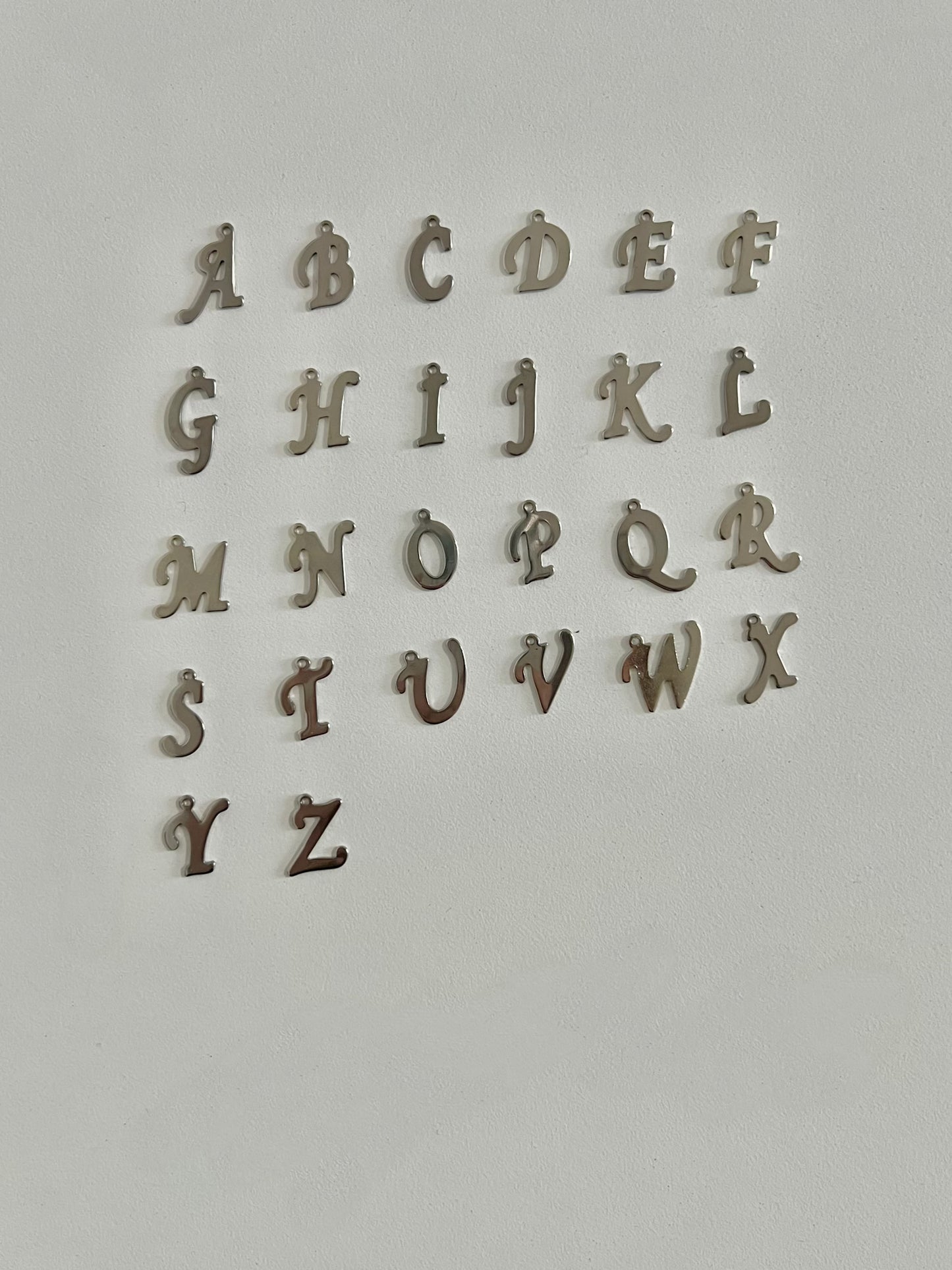Letter Charm Addition (Beaded Bracelet)