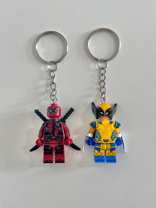 Wolverine & Deadpool Keychain Set (PRE-ORDER)