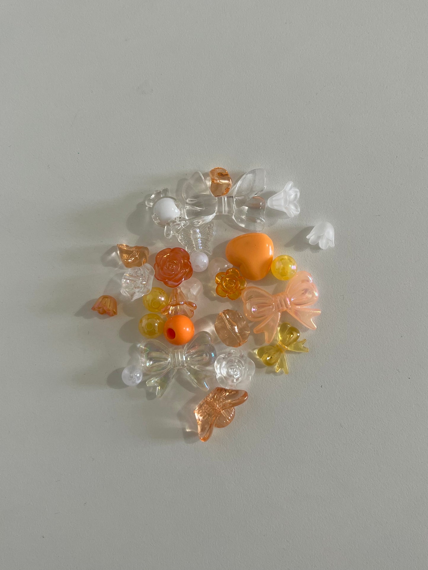 Wholesale One Scoop Orange Beads