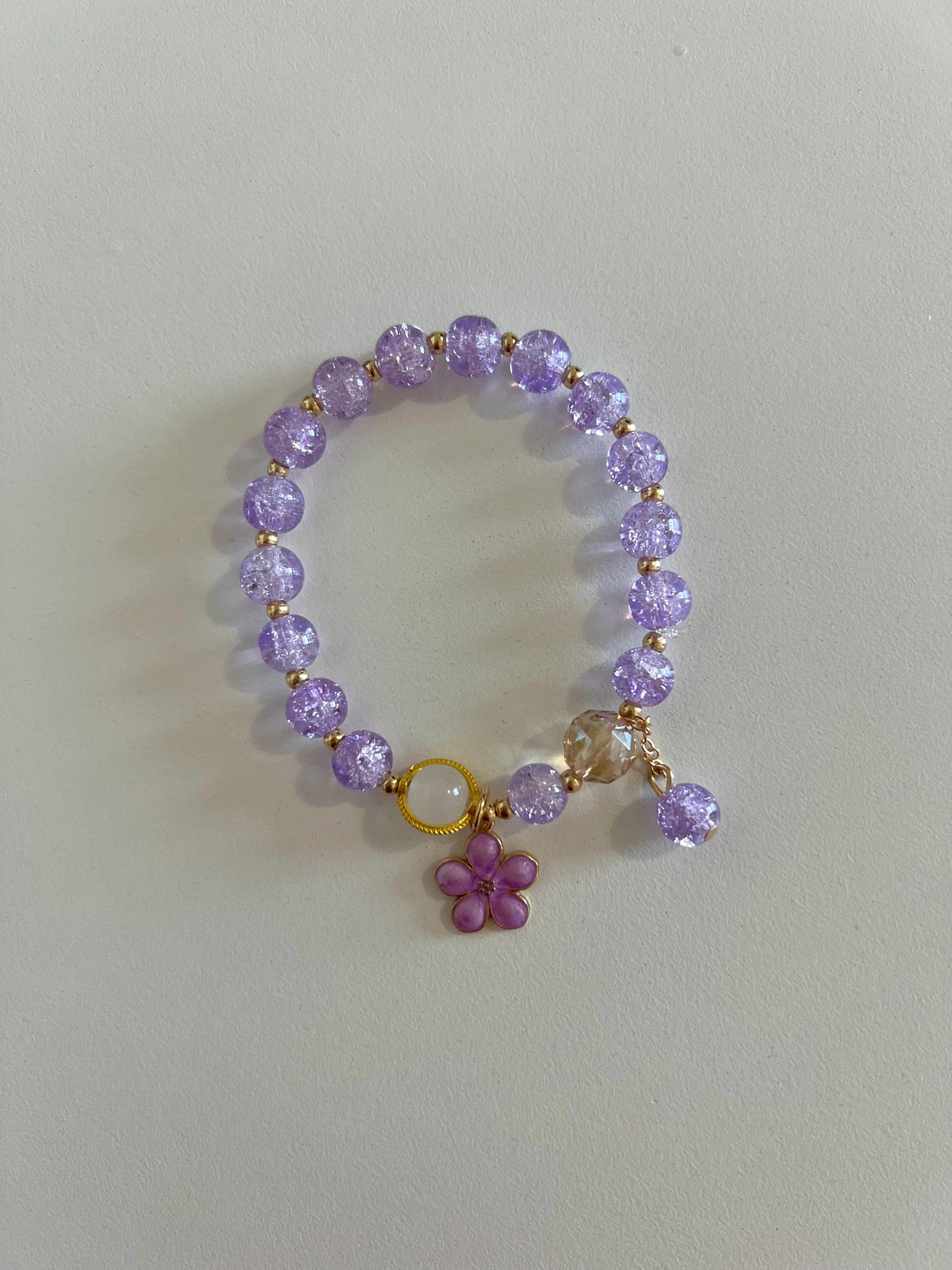Purple Lilly Exclusive Beaded Bracelet