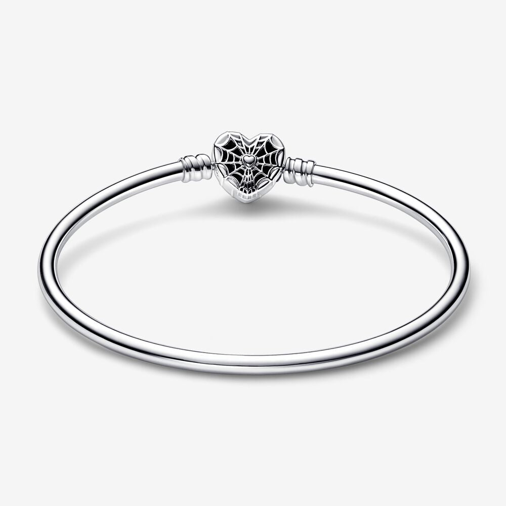 925 Sterling Silver Spiderman Bangle