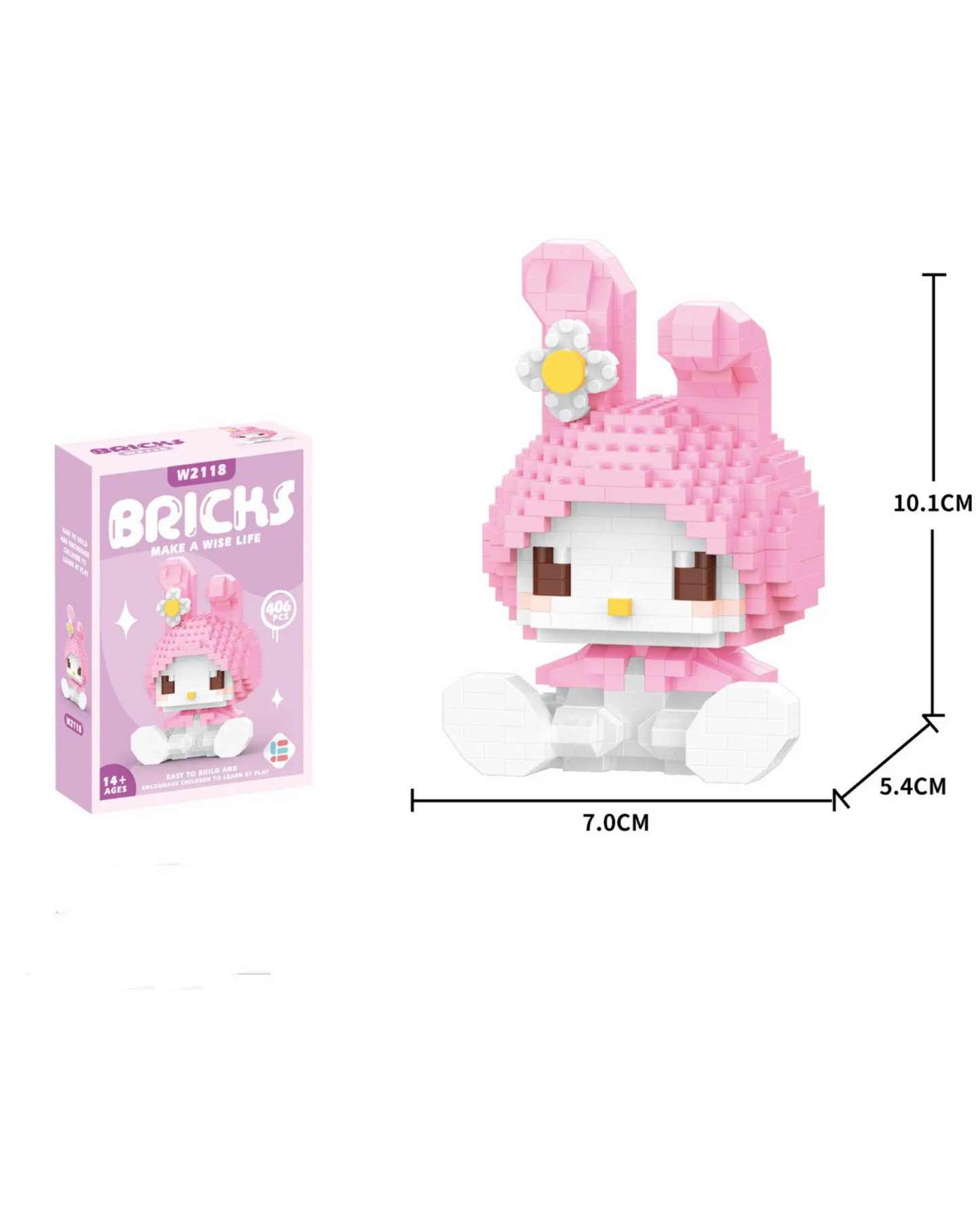My Melody Brick Set