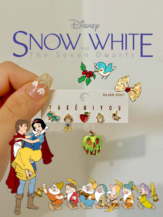 Snow White Earrings Set