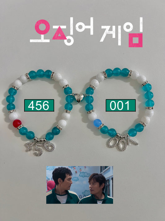 Player 456 & 001 Bracelet Set (PRE-ORDER)