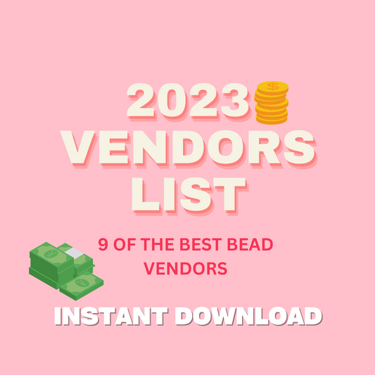 2023 VENDORS LIST *UPDATED VERSION* (Instantly emailed)