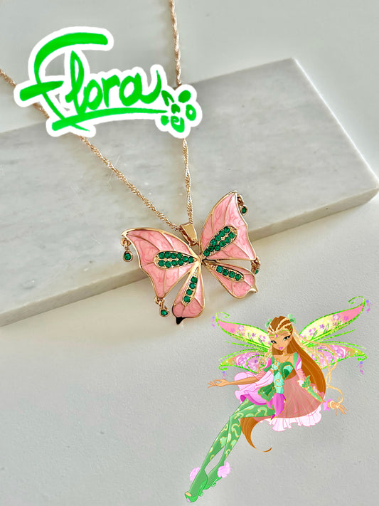 Flora The Winx Club Necklace