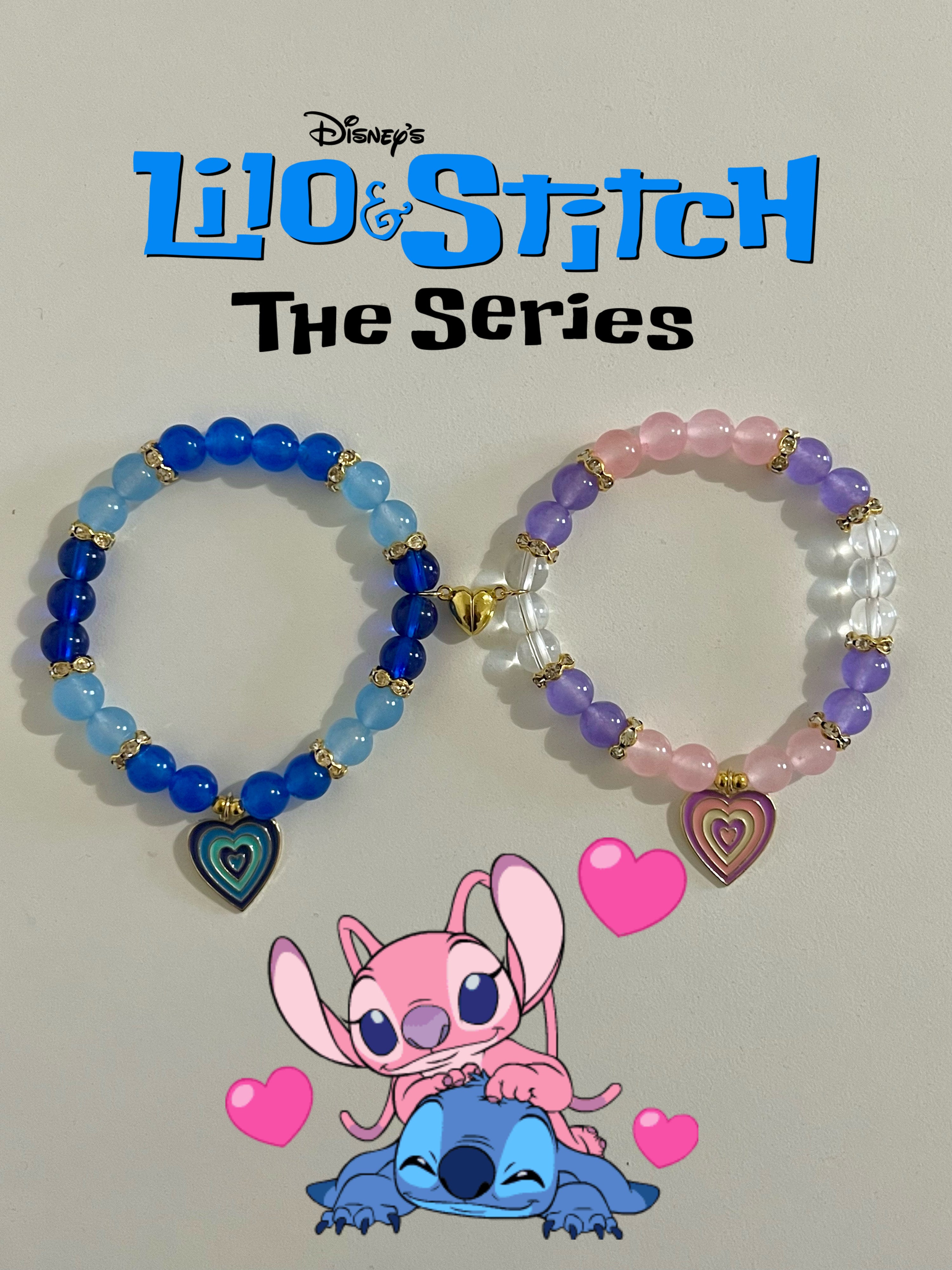 Disney stitch bracelet fashion