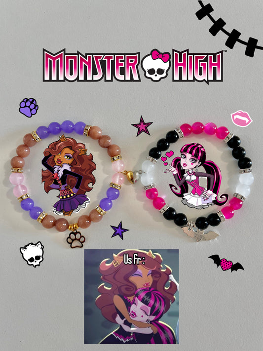 Draculaura & Clawdeen Bracelet Set