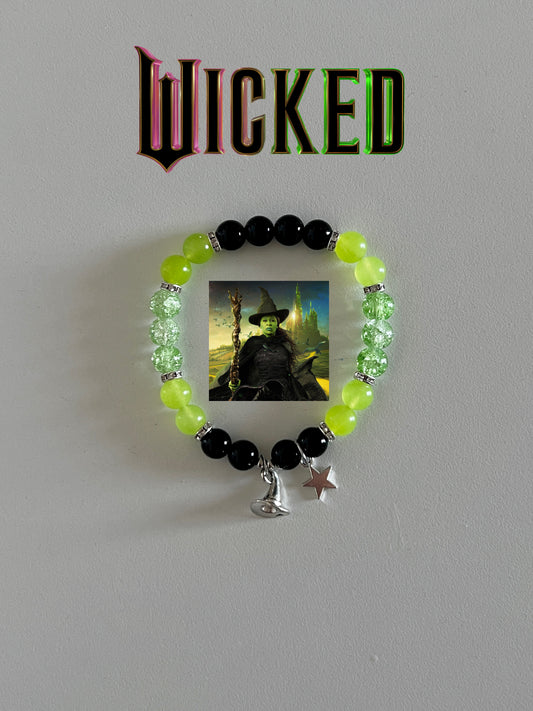 Elphaba Beaded Bracelet