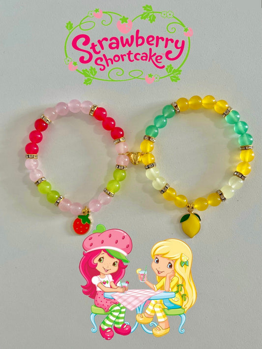 Strawberry Shortcake & Lemon Meringue Bracelet Set