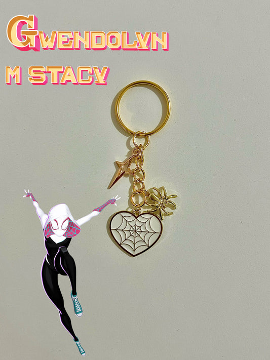 Stacy Gwen Spider Keychain