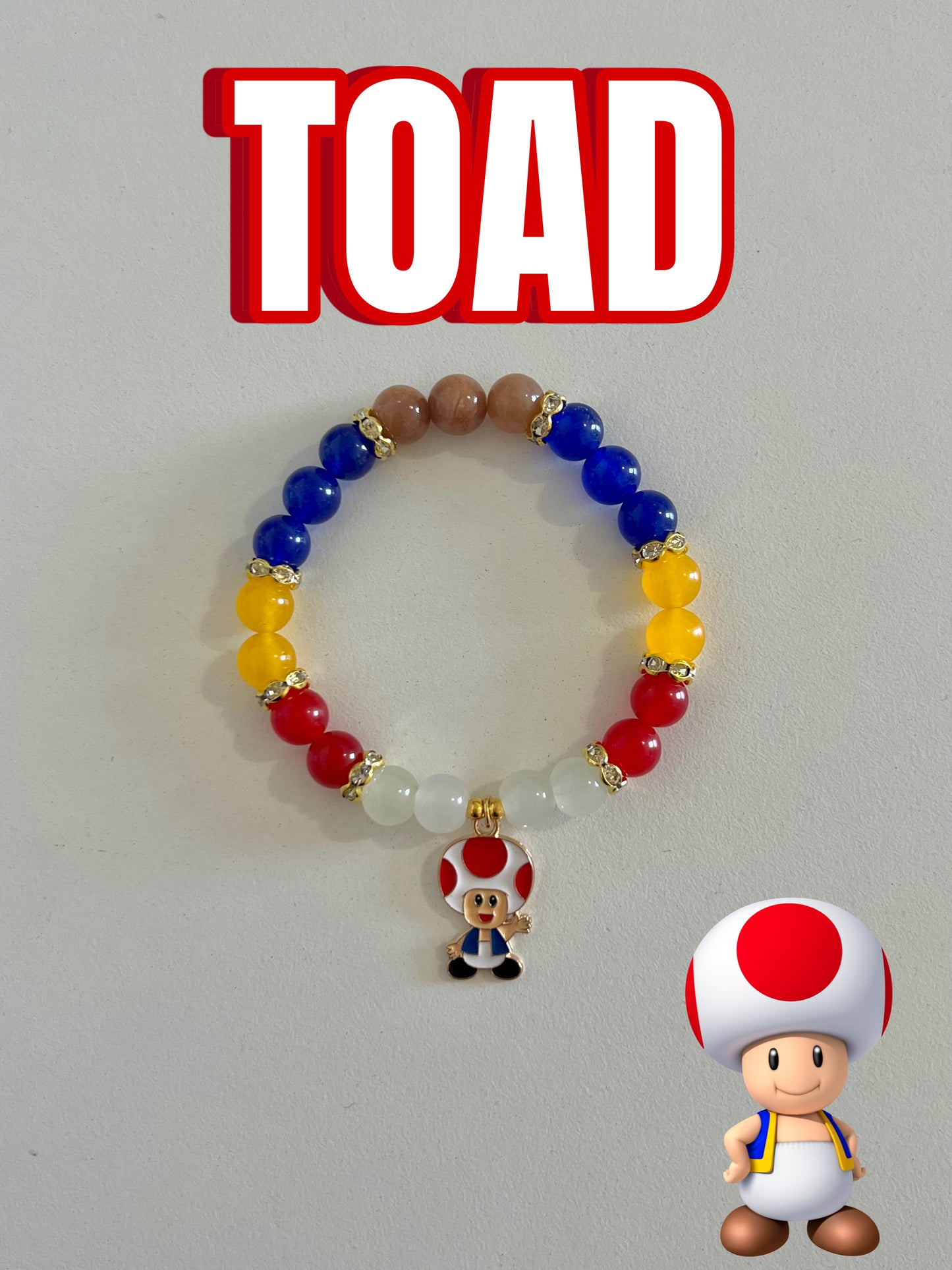 Toad Beaded Bracelet