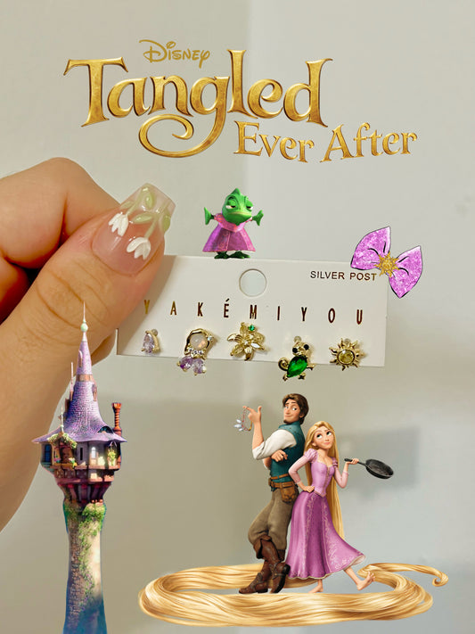 Rapunzel Earrings Set