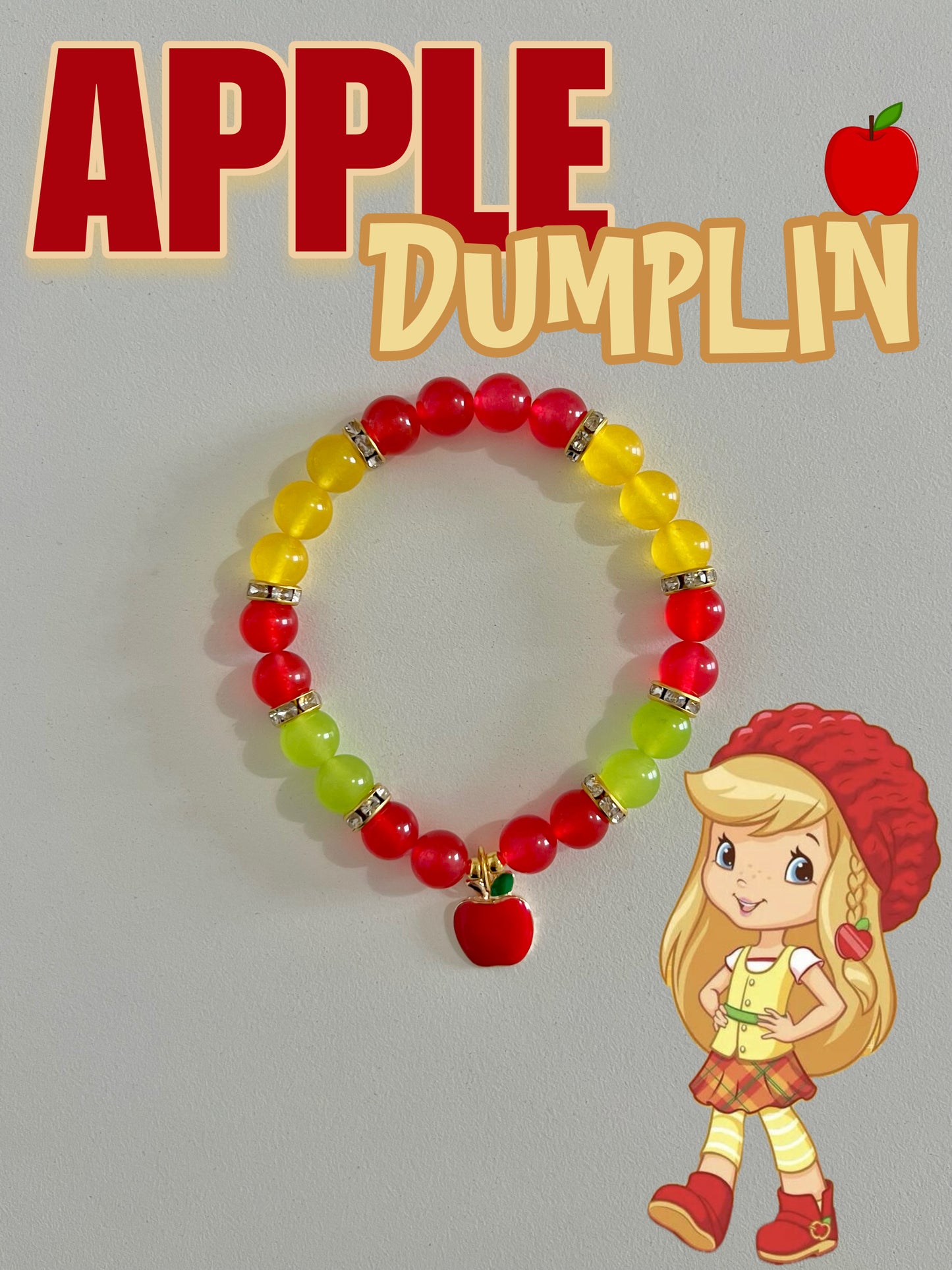 Apple Dumplin Beaded Bracelet