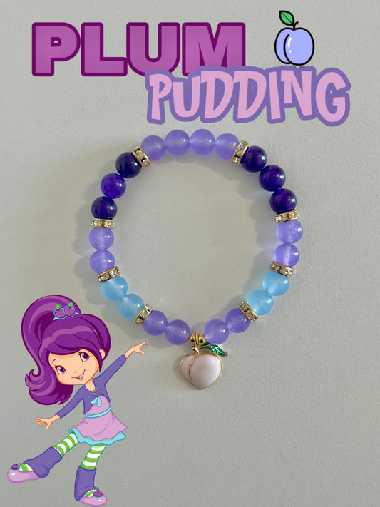 Plum Pudding Beaded Bracelet