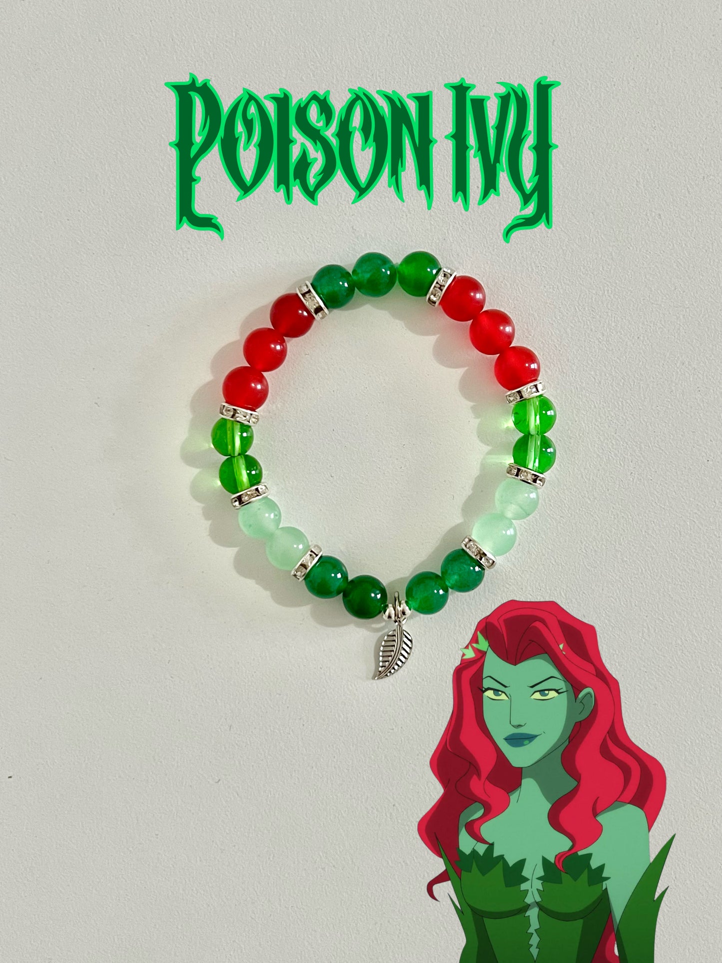 Poison Ivy Beaded Bracelet