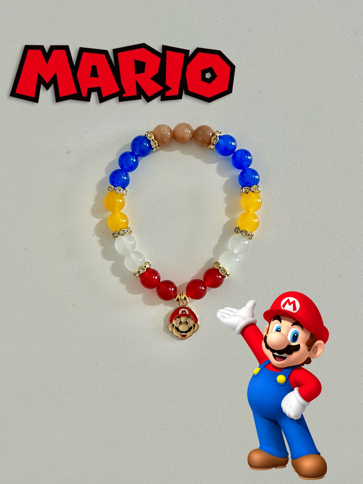 Mario Beaded Bracelet