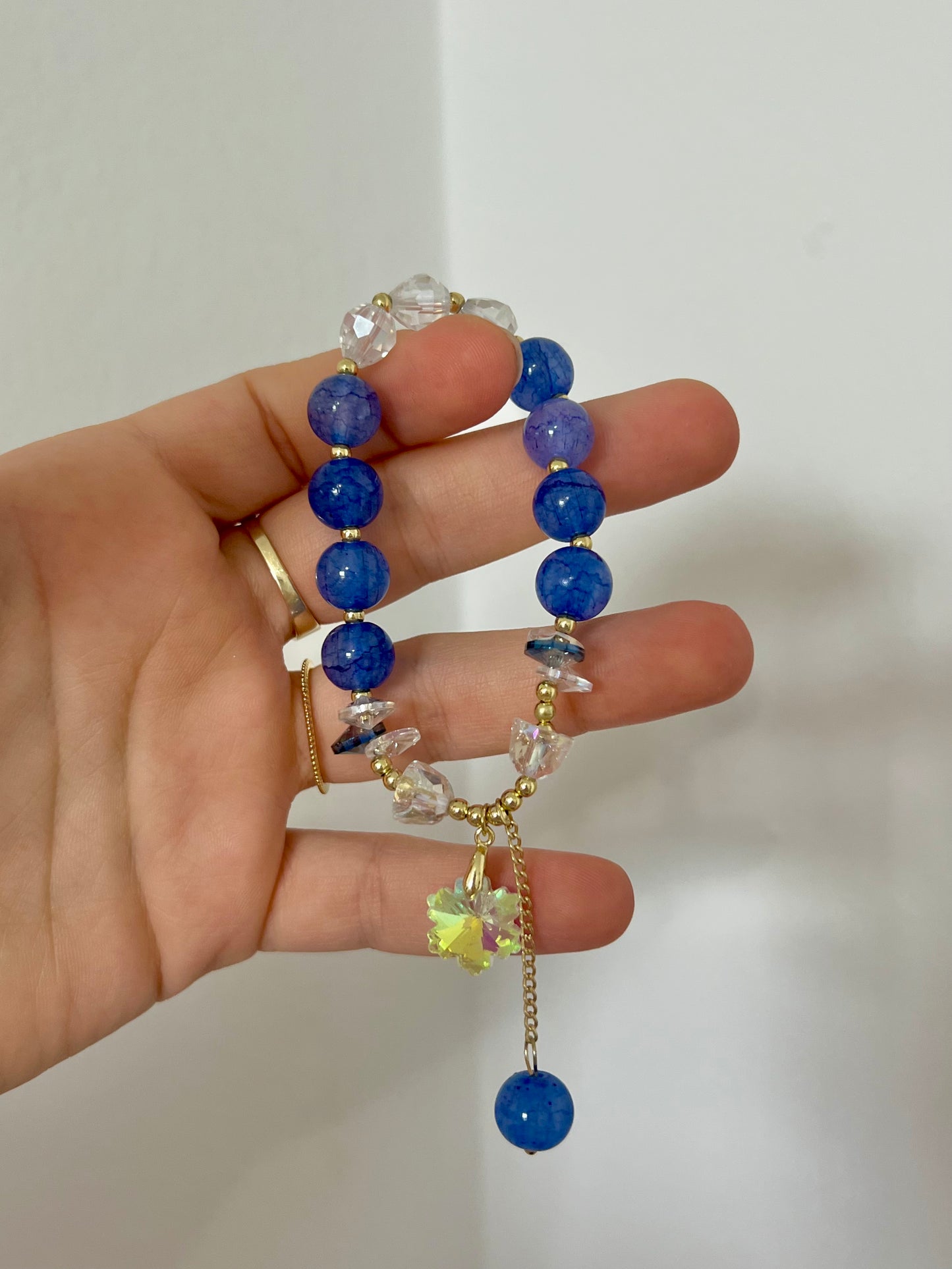 Blue Crystal Exclusive Beaded Bracelet