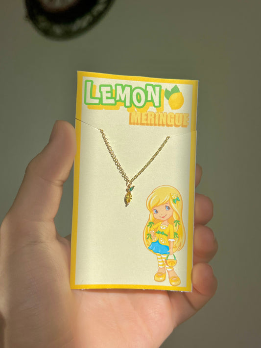 Lemon Meringue Necklace