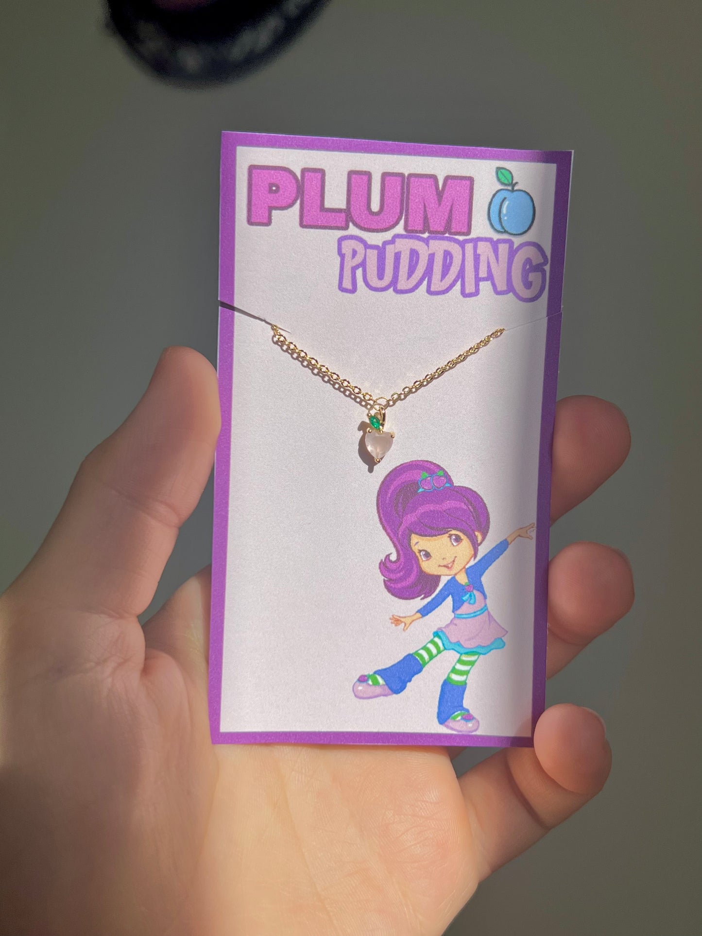 Plum Pudding Necklace