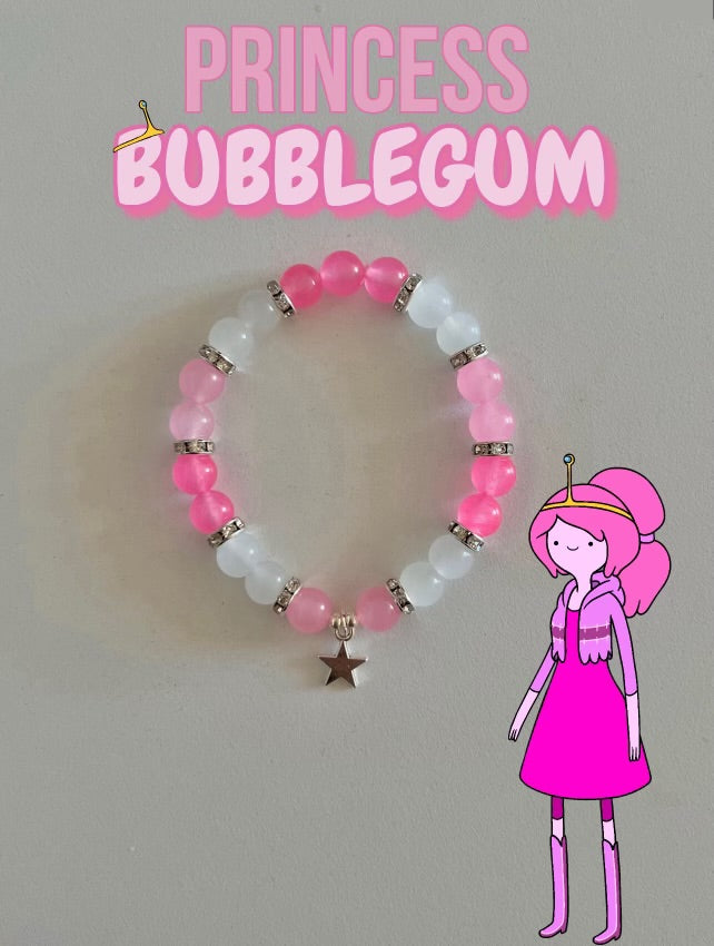 Princess Bubblegum Beaded Bracelet