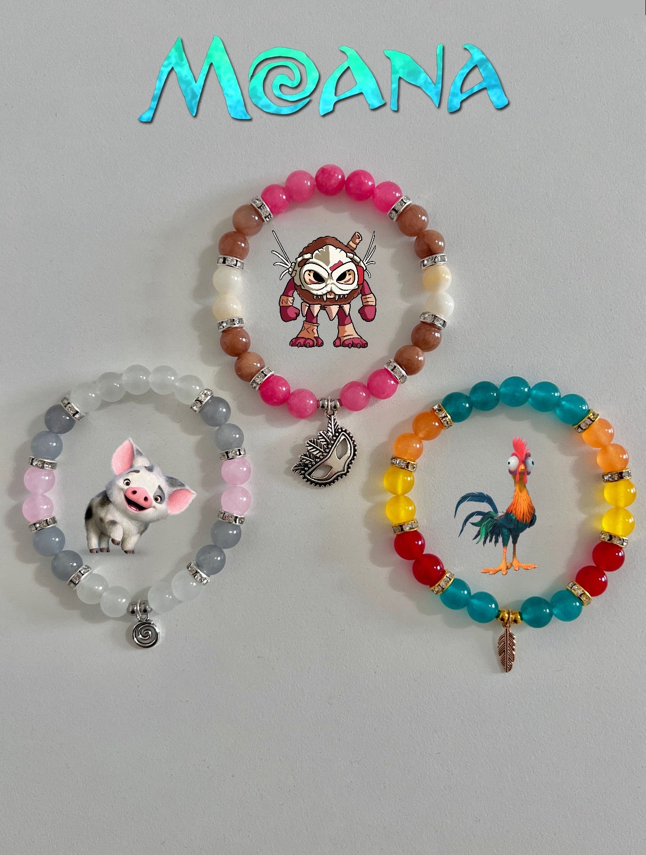 Kotu, HeiHei & Pua Bracelet Set