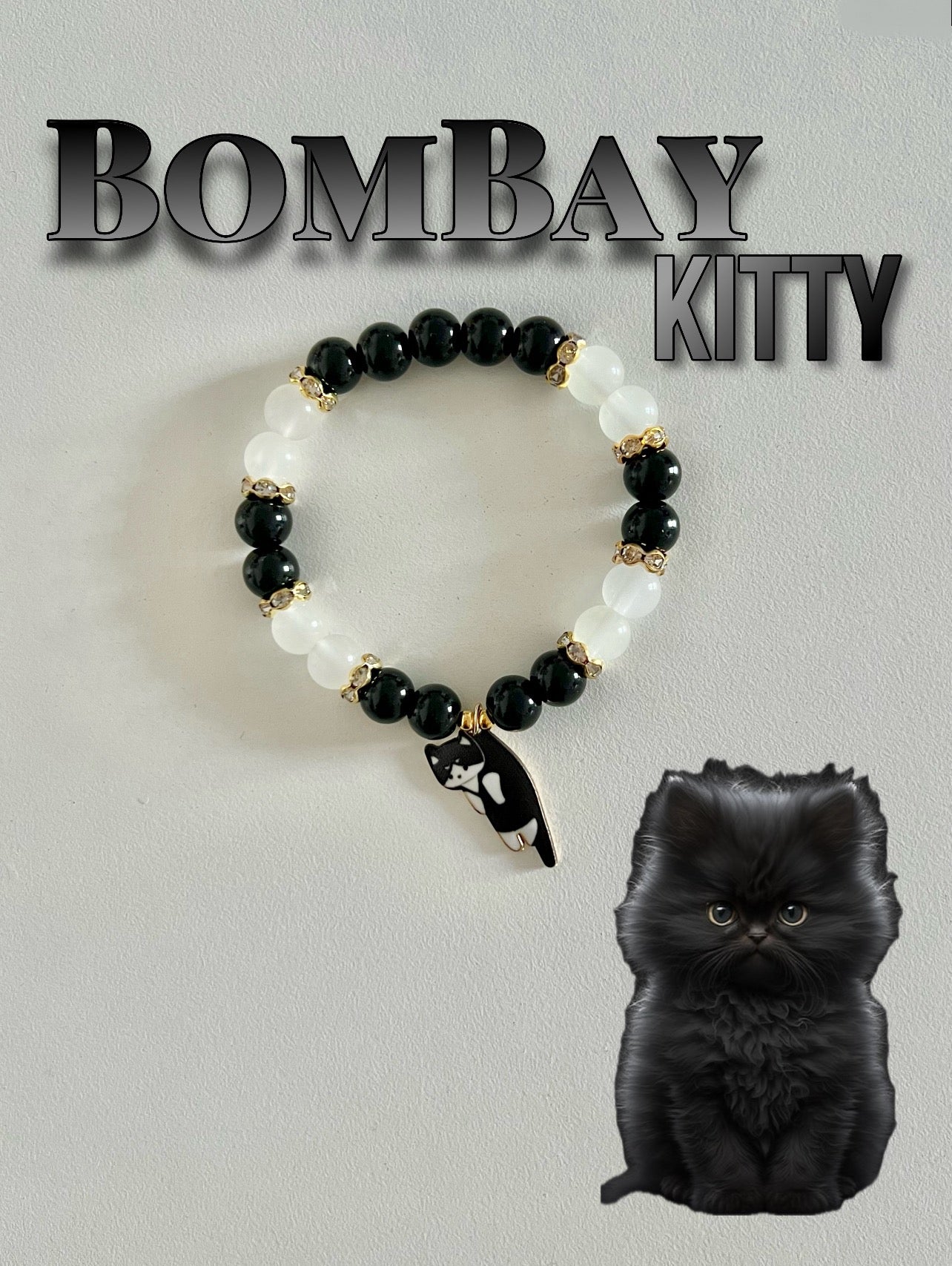 BomBay Kitty Beaded Bracelet