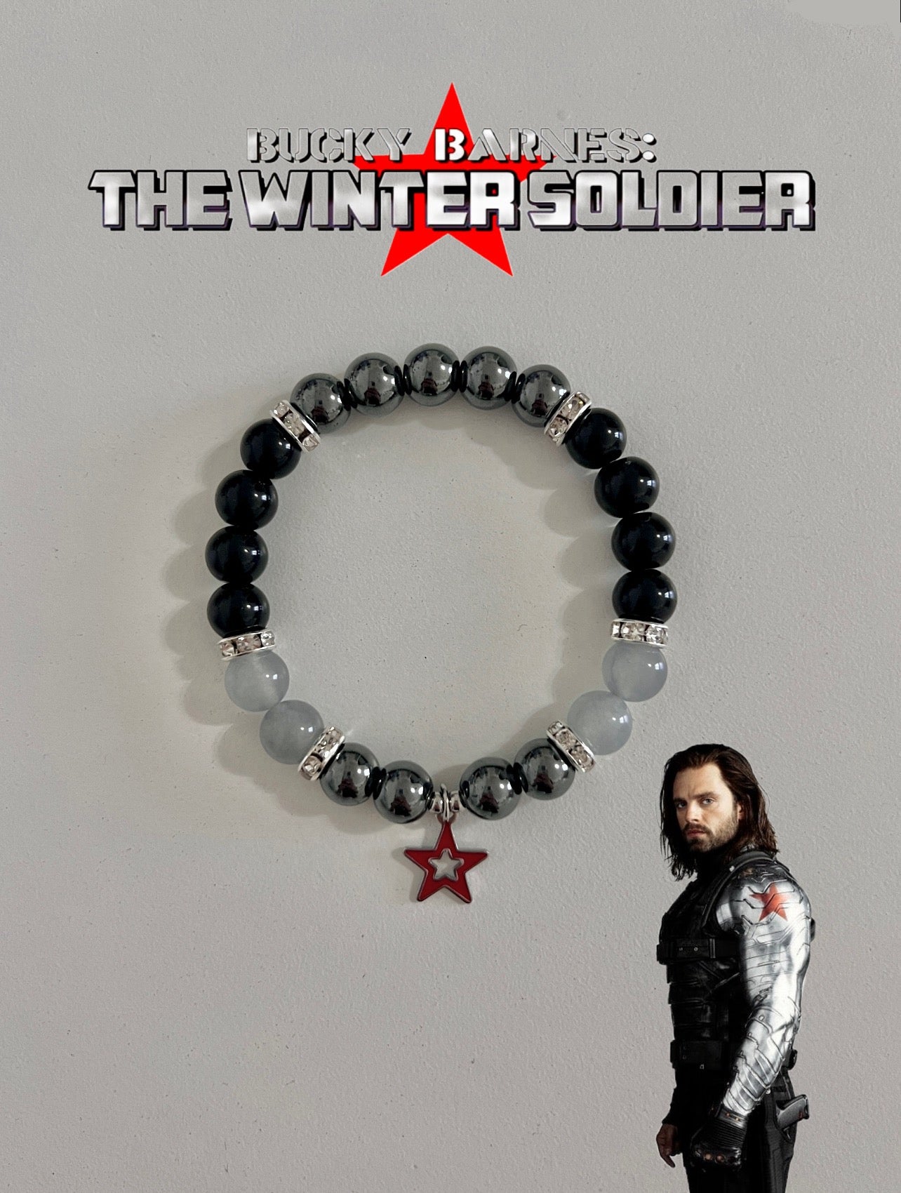 Bucky Barnes Beaded Bracelet